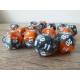 20-sided dice (orange - gray) 