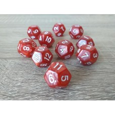 12 - sided dice (red)