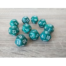 12 - sided dice (green)