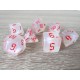 Dice set (4-6-8-10-%-12-20 side) + gift dice bag