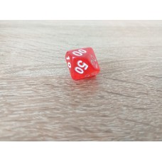%-sided dice (red)